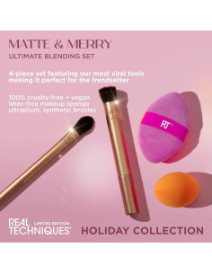 Set de Maquillaje Real Techniques Matte & Merry 4 Piezas 2