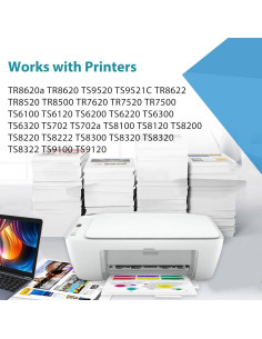 Paquete de 10 Cartuchos de Tinta Relcolor 280 281 XXL para Canon 2