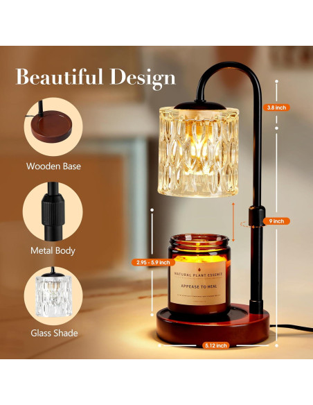 Lámpara Calentadora de Velas Briever L6088-HU Dimmable 50W