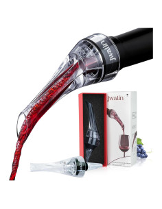 Aireador de Vino Jwalin - Vertedor Sin Goteo para Tintos y Blancos