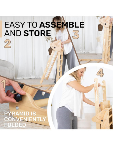 Juguete de Escalada Plegable Wedanta 4 en 1 para Niños