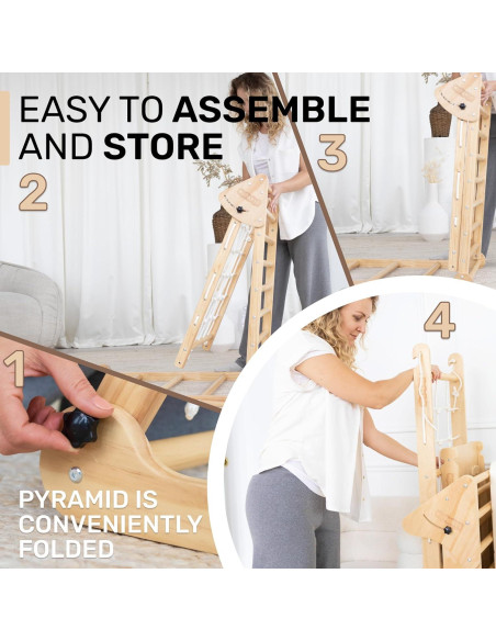 Juguete de Escalada Plegable Wedanta 4 en 1 para Niños