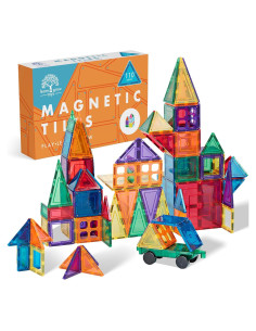 Set de Construcción Azulejos Magnéticos 110 Piezas Aprender y Crecer