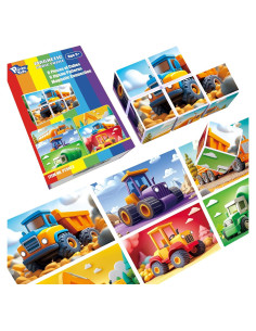 Bloques Magnéticos de Construcción Pairez Toys 6 Piezas 4.2 cm