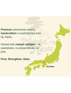 Matcha Masta Matcha Premium + Colágeno Marino 40g 2