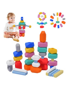 Bloques de Construcción de Silicona JUNHUIUS 36 Piezas