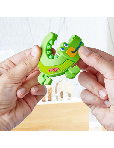 Mordedor de Silicona Cocodrilo HABA para Bebés 6-18 Meses