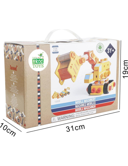 Juego de Construcción de Madera Little Frog 15008 3+ Años