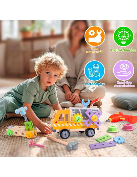 Juego de herramientas de madera 38PCS Shen Zhen para niños