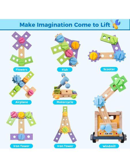 Juego de herramientas de madera 38PCS Shen Zhen para niños