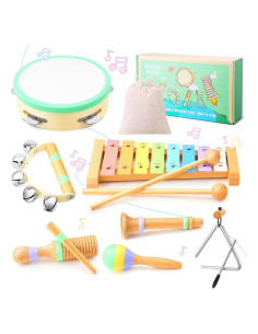 Set de Instrumentos Musicales Montessori Eastar Kido 7 Piezas