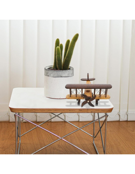 Modelo de Avión de Madera MAGICLULU Vintage 3D 20x20x10cm