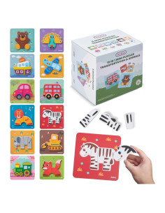 Set de Rompecabezas Prextex de 12 Piezas para Niños