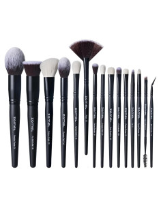 Juego de Pinceles de Maquillaje ZAMEL 15 Piezas Kabuki