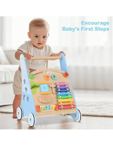 Andador de Madera INFANS Montessori 9 en 1 para Bebés