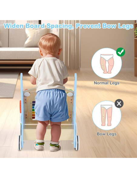 Andador de Madera INFANS Montessori 9 en 1 para Bebés