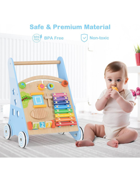 Andador de Madera INFANS Montessori 9 en 1 para Bebés