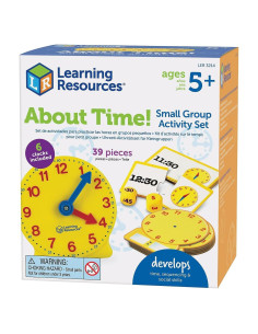 Conjunto de Relojes Educativos Recursos de Aprendizaje LER3214