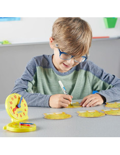 Conjunto de Relojes Educativos Recursos de Aprendizaje LER3214 2