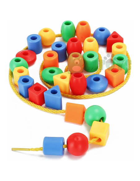 Cuentas de Enhebrar para Niños BMTOYS - 70 Piezas Coloridas