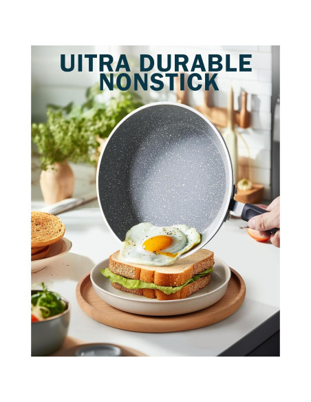 Juego de 3 Sartenes Antiadherentes Cook N Home 20-30 cm