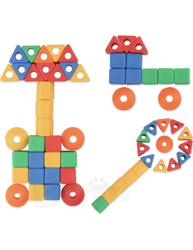 Cuentas de Enhebrar para Niños BMTOYS - 70 Piezas Coloridas