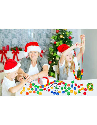 Cuentas de Enhebrar para Niños BMTOYS - 70 Piezas Coloridas