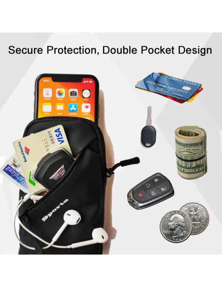 Banda para Brazo Prime Comfort, Rojo, 6.7" para Móvil