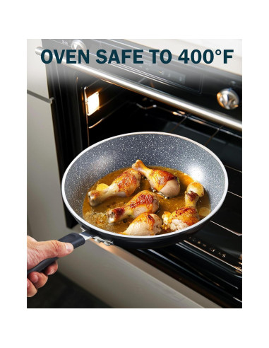 Juego de 3 Sartenes Antiadherentes Cook N Home 20-30 cm