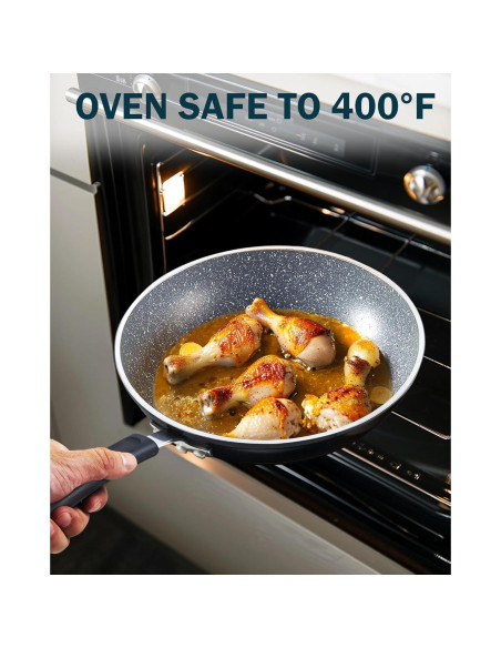 Juego de 3 Sartenes Antiadherentes Cook N Home 20-30 cm