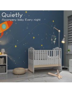 Brazo de Móvil de Cuna de Madera Tuiiopoli 100% Natural 2