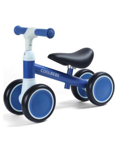 Bicicleta de Equilibrio COOLBEBE para Bebés 12-36 Meses Azul
