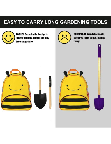 Juego de Herramientas de Jardín para Niños POMIKU 7 Piezas