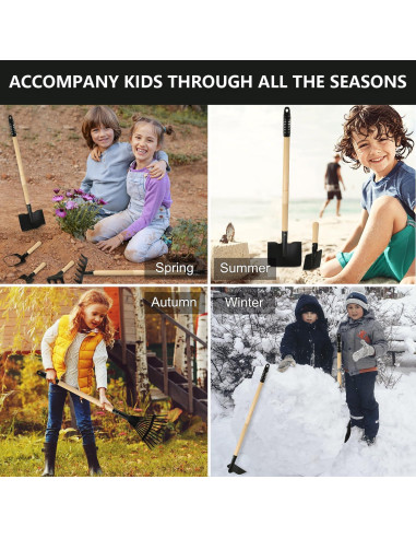 Juego de Herramientas de Jardín para Niños POMIKU 7 Piezas