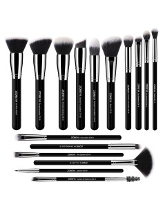 Pinceles de Maquillaje Z'OREYA Set 16 Piezas Fibra Sintética