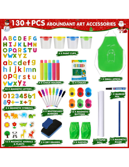 Caballete de Madera Ajustable WOSTOO 3 en 1 con Accesorios