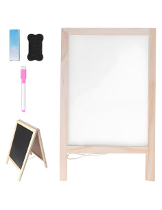 Caballete Infantil JANCAN Doble Cara Plegable 25x40cm Madera