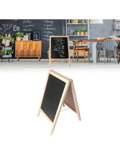 Caballete Infantil JANCAN Doble Cara Plegable 25x40cm Madera 2