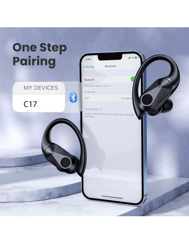 Auriculares Bluetooth FOYCOY C17 Inalámbricos IPX7 90H