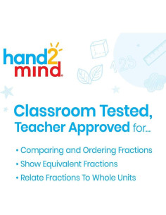 Cubos de Fracciones Arcoíris hand2mind - 9 Valores Montessori 2