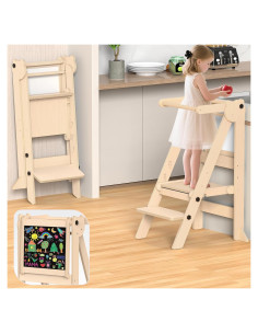 Torre de Aprendizaje Plegable Acenova para Niños 3 Alturas