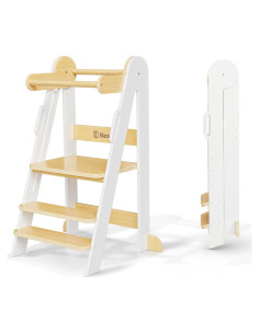 Torre Montessori para Niños Alacebelle - Plegable y Ajustable