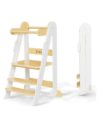 Torre Montessori para Niños Alacebelle - Plegable y Ajustable