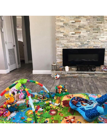 Alfombra de Gateo para Bebés SimpVale 180x120cm Impermeable