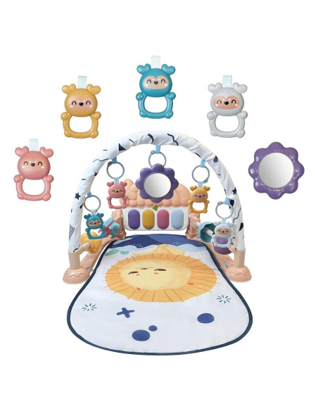 Alfombra de Juego para Bebés Cuterabit con Piano y Juguetes