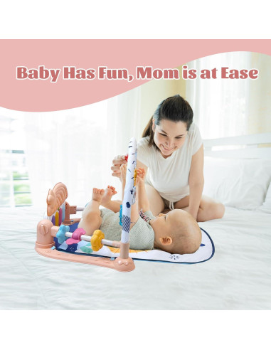 Alfombra de Juego para Bebés Cuterabit con Piano y Juguetes
