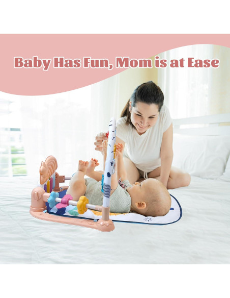 Alfombra de Juego para Bebés Cuterabit con Piano y Juguetes