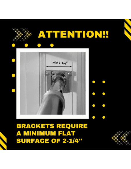 Barra de Dominadas DreamGYM Ajustable 75 cm - Soporte Puerta