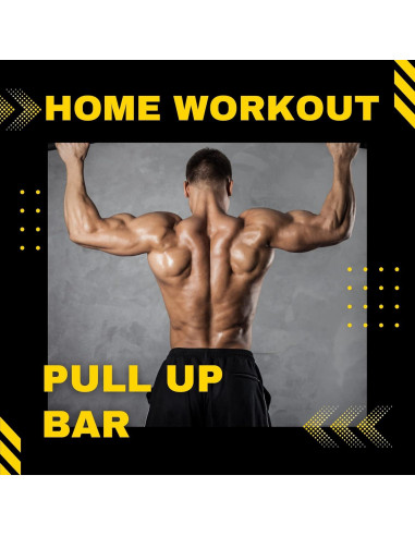 Barra de Dominadas DreamGYM Ajustable 75 cm - Soporte Puerta