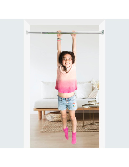 Barra de Dominadas DreamGYM Ajustable 75 cm - Soporte Puerta